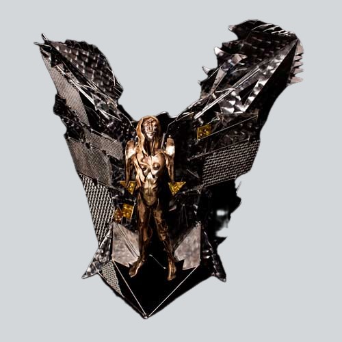 Lucifer — the unfinished fallen angel of light that hung in the entrance hall of Lossgott's home. | Lucifer in the Spirit Series