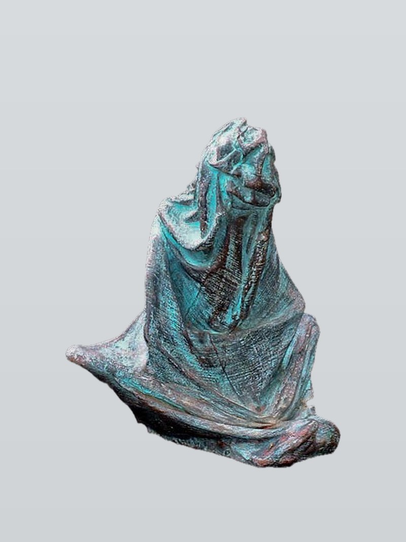 Later deep-etched Tomorrow figure
