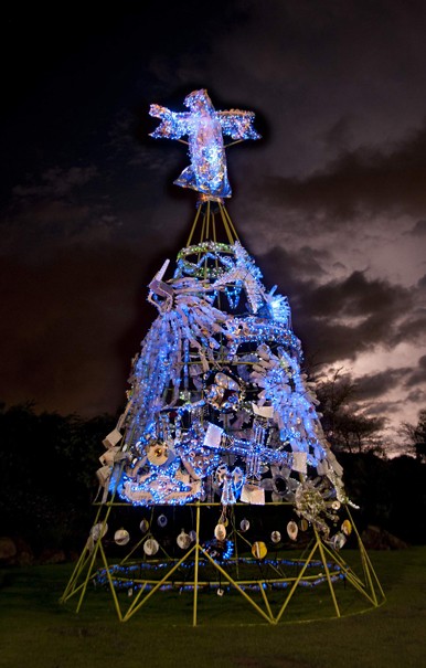 The Enviroserv Christmas Tree, Cresta Shopping Centre, 2009.