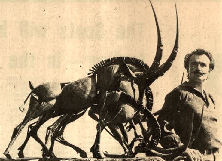 Three Sable Antelopes