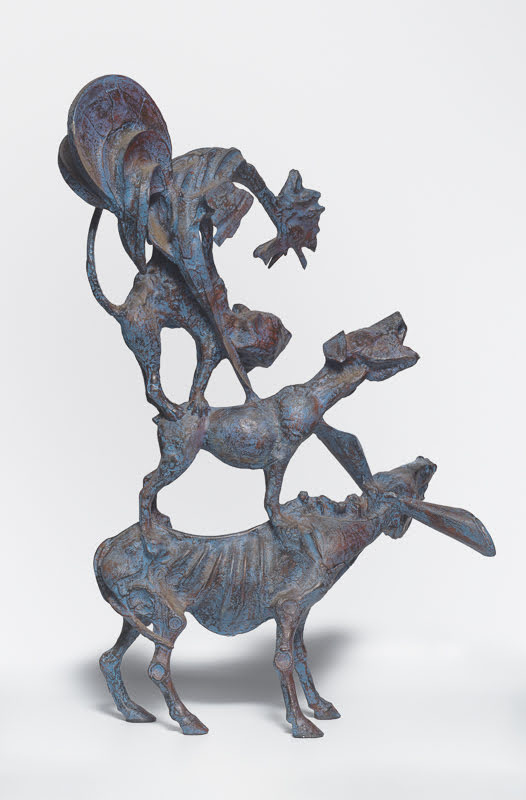 Four Musicians of Bremen — Assemblage of animal musicians, a playful immigrant allegory