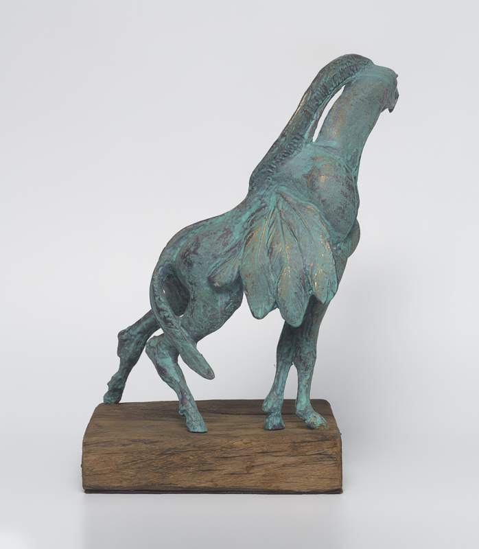 Spirit of Africa — Bronze allegory fusing eagle, fish, earth, fire — inner vision beyond the veil