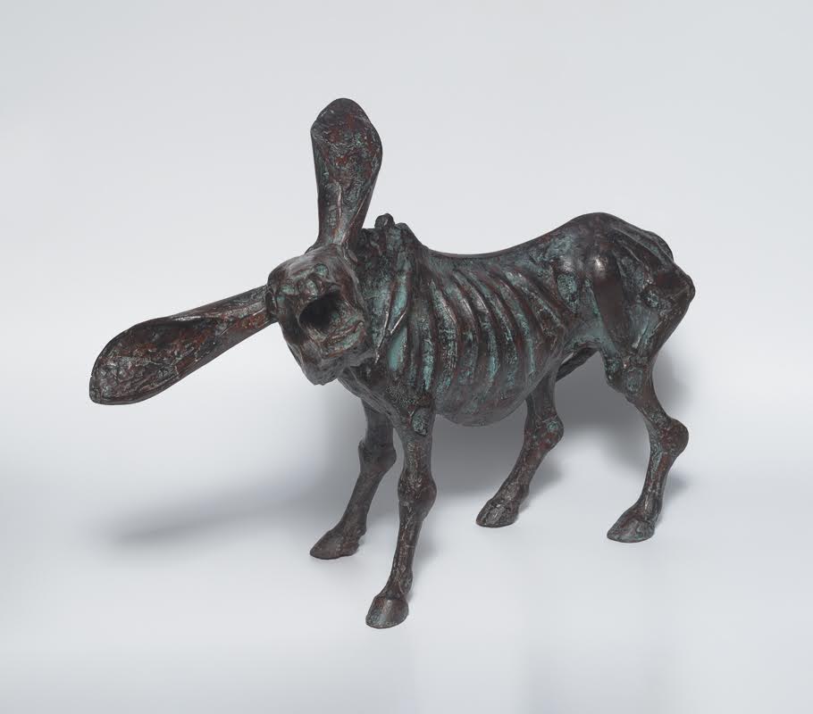 Wandering Donkey — Comic donkey, long ears, braying